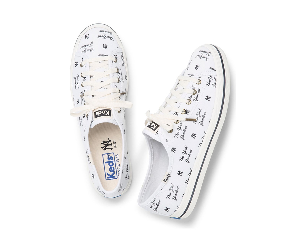 Keds Womens Sneakers White - Kickstart MLB® - 251SNQOLA